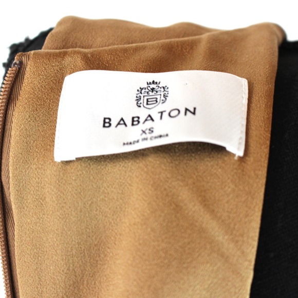 Babaton Saville Tan Sleeveless Belted Office Jumpsuit XS Straight One Piece - Picture 7 of 8